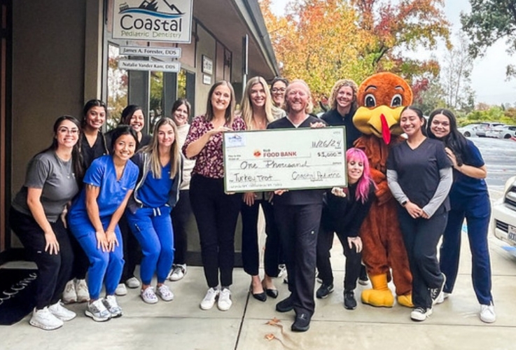 Dr. Forester visiting children's classroom