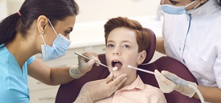 Patient dental checkup in San Luis Obispo