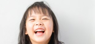 Girl smiling in San Luis Obispo