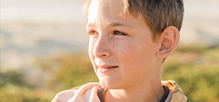 Young boy at the beach