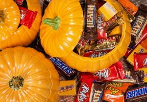 pumpkin chocolate candy